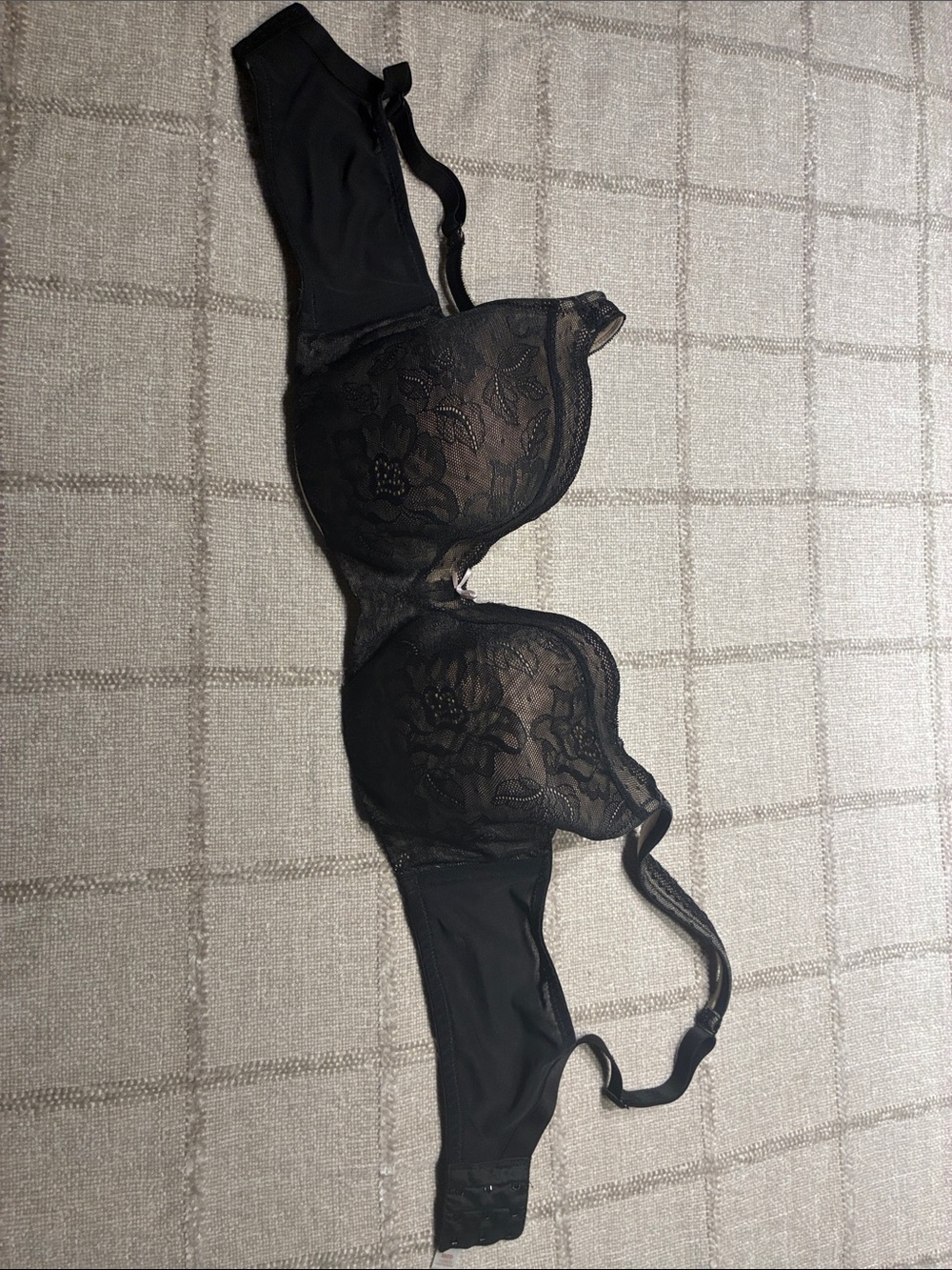Cacique Black Lace Underwire Bra